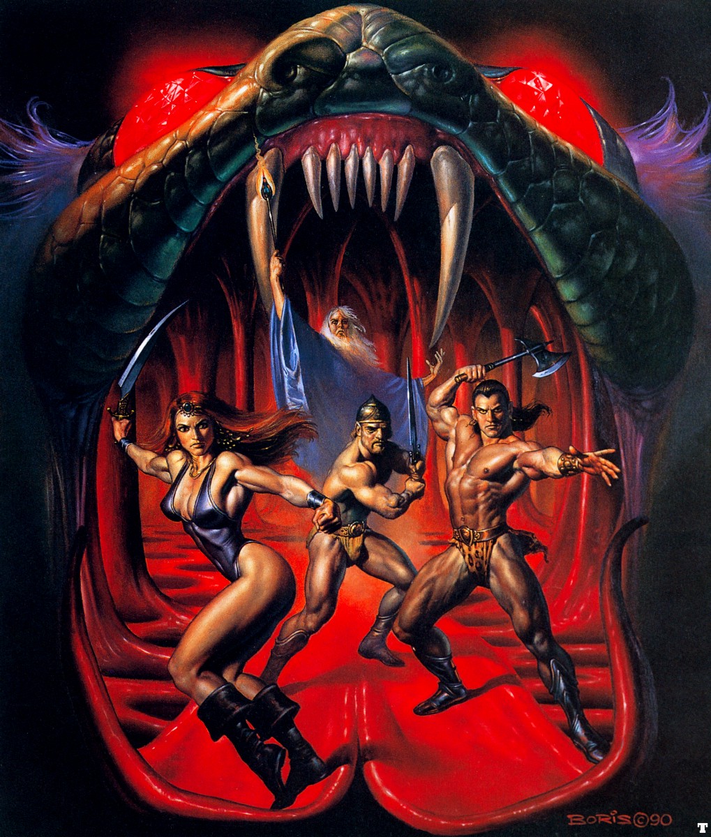 Swords & Serpents by Boris (NES US & EUR)