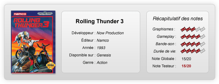 Notes rolling thunder 3
