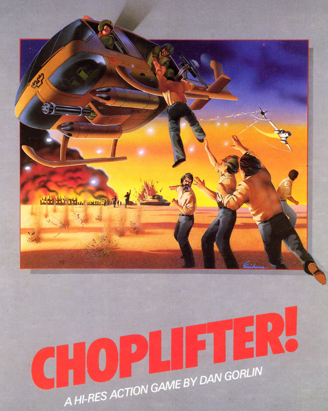Choplifter ! (Apple II & C64 & Colecovision & FM-7 ALL)