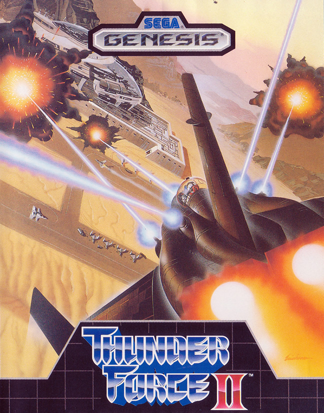Thunder Force II (Megadrive US & EUR)