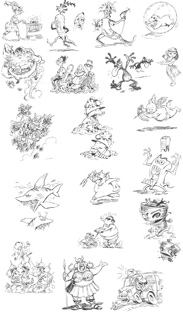 Toutes les illustrations de notice de Toejam & Earl (Megadrive ALL)
